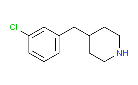 CAS No. 251107-31-0, 4-(3-Chlorobenzyl)piperidine