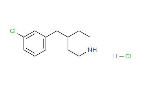 CAS No. 1373028-17-1, 4-(3-Chlorobenzyl)piperidine monohydrochloride