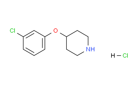 CAS No. 65367-99-9, 4-(3-Chlorophenoxy)piperidine hydrochloride