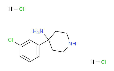 CAS No. 1707369-71-8, 4-(3-Chlorophenyl)piperidin-4-amine dihydrochloride