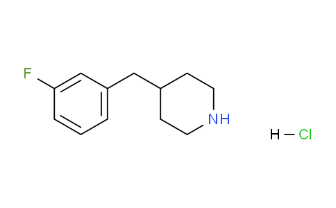 CAS No. 193357-21-0, 4-(3-Fluorobenzyl)piperidine hydrochloride