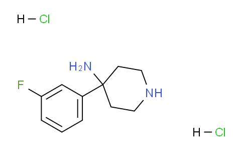 CAS No. 1779125-54-0, 4-(3-Fluorophenyl)piperidin-4-amine dihydrochloride