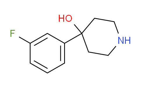 CAS No. 80119-54-6, 4-(3-Fluorophenyl)piperidin-4-ol