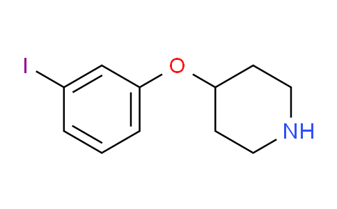 CAS No. 946726-33-6, 4-(3-Iodophenoxy)piperidine