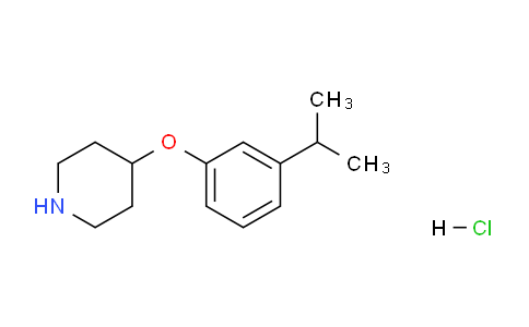 CAS No. 1185298-29-6, 4-(3-Isopropylphenoxy)piperidine hydrochloride
