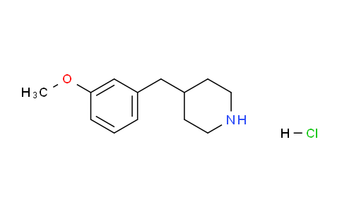 CAS No. 149986-58-3, 4-(3-Methoxybenzyl)piperidine hydrochloride
