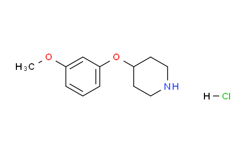 CAS No. 1166820-47-8, 4-(3-Methoxyphenoxy)piperidine hydrochloride
