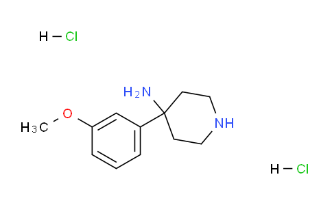 CAS No. 1779133-79-7, 4-(3-Methoxyphenyl)piperidin-4-amine dihydrochloride