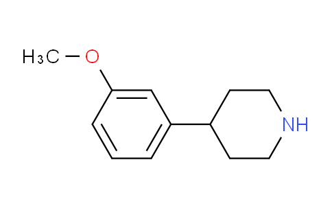 CAS No. 99329-55-2, 4-(3-Methoxyphenyl)piperidine