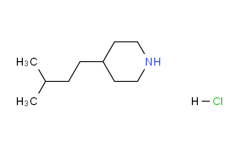 CAS No. 1384808-60-9, 4-(3-Methylbutyl)piperidine hydrochloride