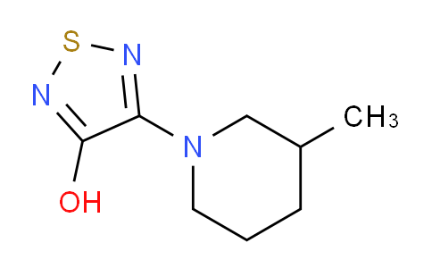 CAS No. 1399663-04-7, 4-(3-Methylpiperidin-1-yl)-1,2,5-thiadiazol-3-ol