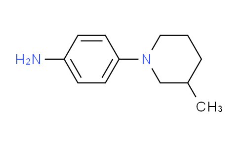 CAS No. 842974-35-0, 4-(3-Methylpiperidin-1-yl)aniline