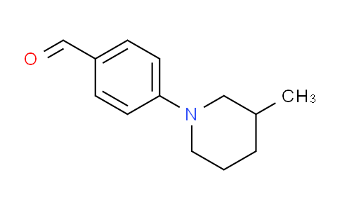 CAS No. 869943-29-3, 4-(3-Methylpiperidin-1-yl)benzaldehyde
