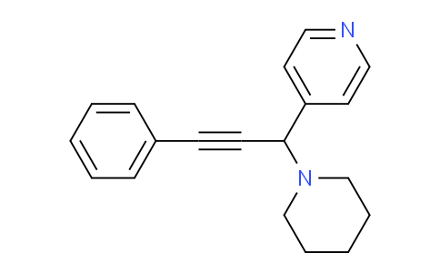 CAS No. 959710-88-4, 4-(3-Phenyl-1-(piperidin-1-yl)prop-2-yn-1-yl)pyridine