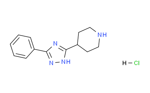 CAS No. 1235440-58-0, 4-(3-Phenyl-1H-1,2,4-triazol-5-yl)piperidine hydrochloride
