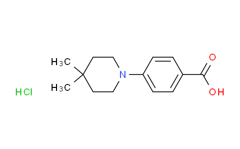 CAS No. 1069135-18-7, 4-(4,4-Dimethylpiperidin-1-yl)benzoic acid hydrochloride