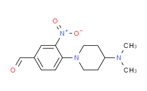 CAS No. 1154666-51-9, 4-(4-(Dimethylamino)piperidin-1-yl)-3-nitrobenzaldehyde