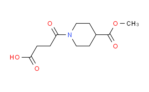 CAS No. 303994-57-2, 4-(4-(Methoxycarbonyl)piperidin-1-yl)-4-oxobutanoic acid