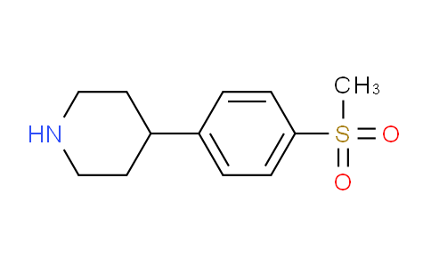 CAS No. 885274-65-7, 4-(4-(Methylsulfonyl)phenyl)piperidine