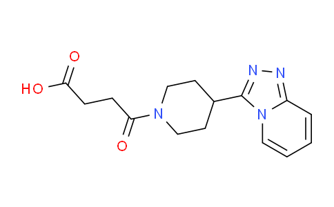 CAS No. 1189749-41-4, 4-(4-([1,2,4]Triazolo[4,3-a]pyridin-3-yl)piperidin-1-yl)-4-oxobutanoic acid