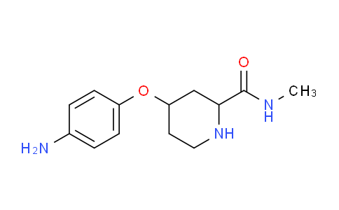 CAS No. 1956311-08-2, 4-(4-Aminophenoxy)-N-methylpiperidine-2-carboxamide