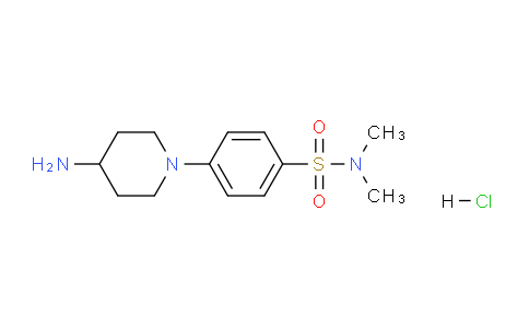 CAS No. 1185310-65-9, 4-(4-aminopiperidin-1-yl)-N,N-dimethylbenzenesulfonamide hydrochloride