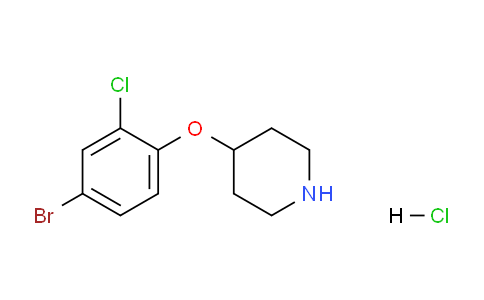 CAS No. 1219960-48-1, 4-(4-Bromo-2-chlorophenoxy)piperidine hydrochloride