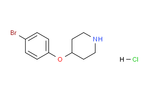 CAS No. 63843-58-3, 4-(4-Bromophenoxy)piperidine hydrochloride