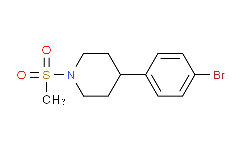 CAS No. 622386-94-1, 4-(4-Bromophenyl)-1-(methylsulfonyl)piperidine