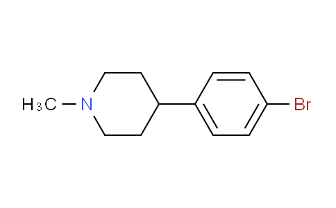 CAS No. 1187928-85-3, 4-(4-Bromophenyl)-1-methylpiperidine