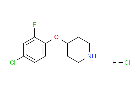 CAS No. 1185297-29-3, 4-(4-Chloro-2-fluorophenoxy)piperidine hydrochloride