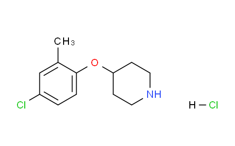 CAS No. 921204-98-0, 4-(4-Chloro-2-methylphenoxy)piperidine hydrochloride