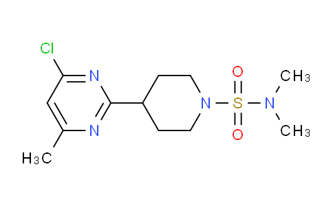 CAS No. 1316222-50-0, 4-(4-Chloro-6-methylpyrimidin-2-yl)-N,N-dimethylpiperidine-1-sulfonamide
