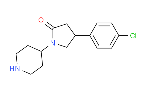 MC638276 | 943736-63-8 | 4-(4-Chlorophenyl)-1-(piperidin-4-yl)pyrrolidin-2-one