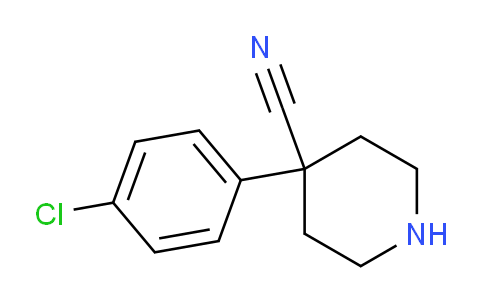 CAS No. 91721-16-3, 4-(4-Chlorophenyl)piperidine-4-carbonitrile