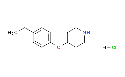 CAS No. 1185298-66-1, 4-(4-Ethylphenoxy)piperidine hydrochloride