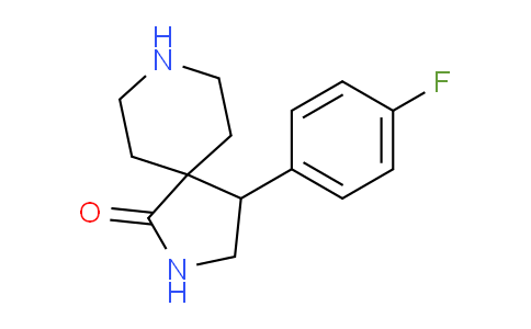 CAS No. 857680-63-8, 4-(4-Fluorophenyl)-2,8-diazaspiro[4.5]decan-1-one
