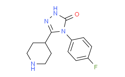 CAS No. 1515450-03-9, 4-(4-Fluorophenyl)-3-(piperidin-4-yl)-1H-1,2,4-triazol-5(4H)-one