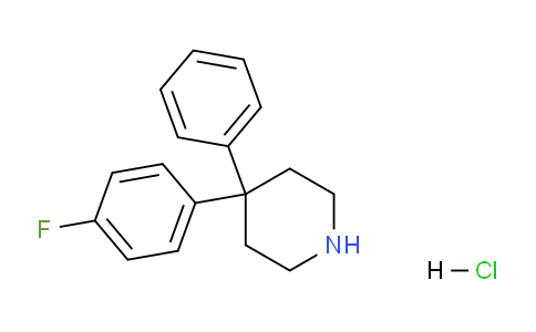 CAS No. 1189673-94-6, 4-(4-Fluorophenyl)-4-phenylpiperidine hydrochloride