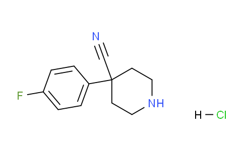 CAS No. 256951-80-1, 4-(4-Fluorophenyl)piperidine-4-carbonitrile hydrochloride