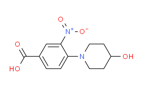 CAS No. 942474-29-5, 4-(4-Hydroxypiperidin-1-yl)-3-nitrobenzoic acid