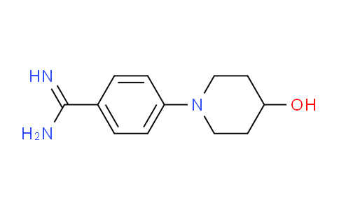 CAS No. 887577-50-6, 4-(4-Hydroxypiperidin-1-yl)benzimidamide