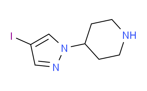 CAS No. 1229457-94-6, 4-(4-Iodo-1H-pyrazol-1-yl)piperidine