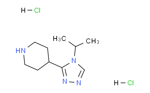 CAS No. 1305712-06-4, 4-(4-Isopropyl-4H-1,2,4-triazol-3-yl)piperidine dihydrochloride
