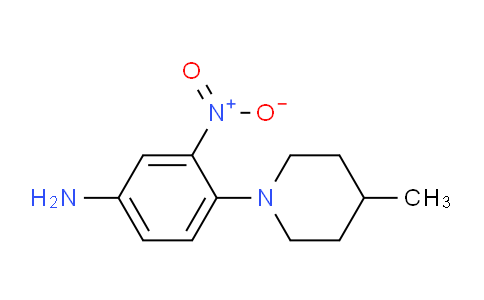 CAS No. 84979-31-7, 4-(4-Methylpiperidin-1-yl)-3-nitroaniline