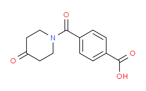 CAS No. 672309-93-2, 4-(4-Oxopiperidine-1-carbonyl)benzoic acid