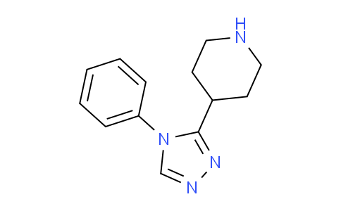 CAS No. 94225-92-0, 4-(4-Phenyl-4H-1,2,4-triazol-3-yl)piperidine
