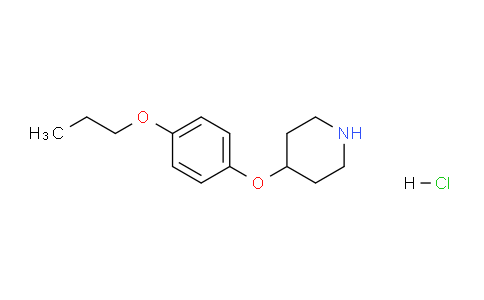 CAS No. 1219961-35-9, 4-(4-Propoxyphenoxy)piperidine hydrochloride