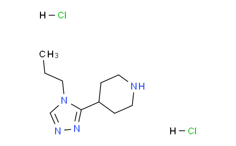 CAS No. 1332529-73-3, 4-(4-Propyl-4H-1,2,4-triazol-3-yl)piperidine dihydrochloride