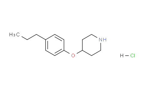 CAS No. 1219976-25-6, 4-(4-Propylphenoxy)piperidine hydrochloride